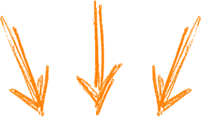arrows orange down
